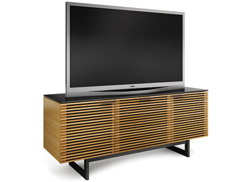 TV Media Console Cabinet White Oak 8177 BDI