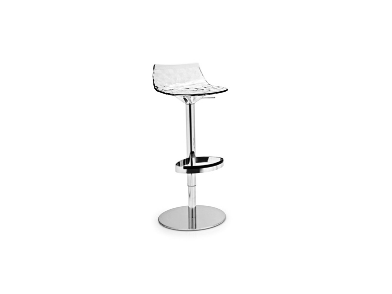 Ice Height-adjustable stool CS/1039 Calligaris