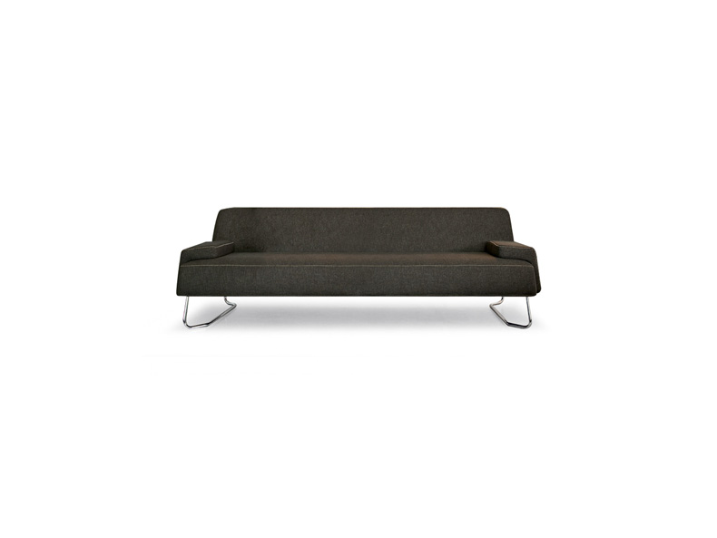 Linear-B 3-seater sofa with armrests CS/3313 Calligaris