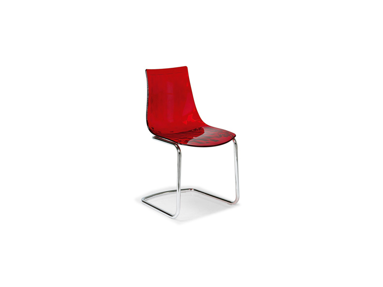 Ice Diamond-effect plastic chair CS/1094 Calligaris