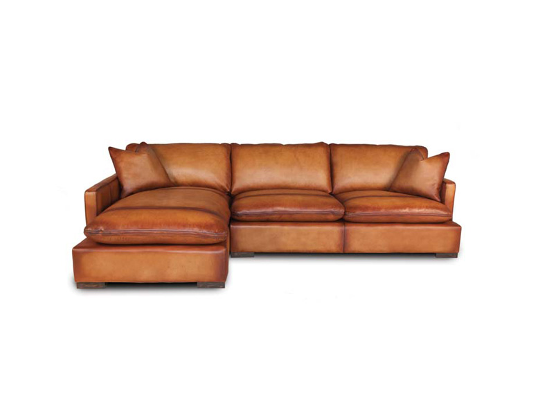 Barcelona Leather Sectional  Eleanor Rigby