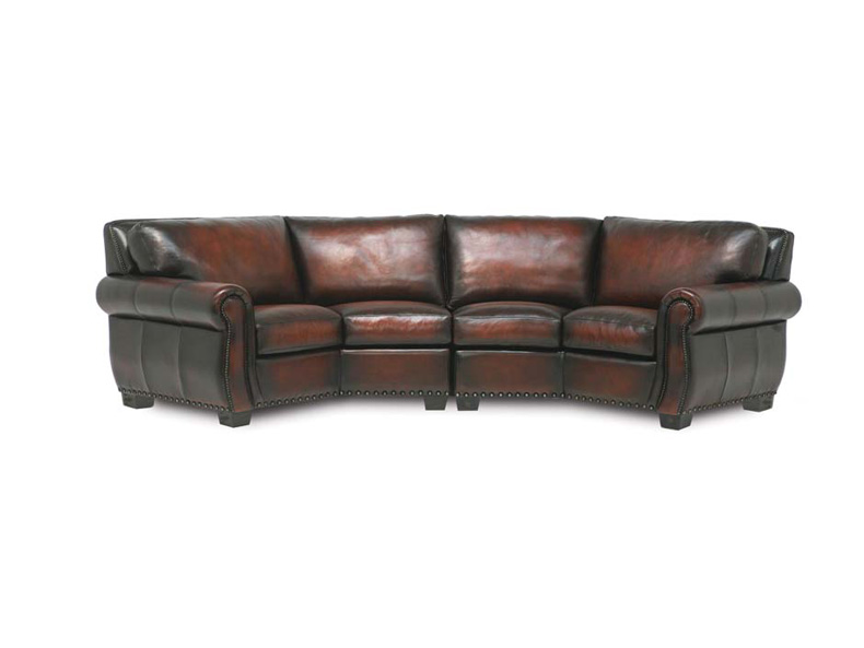 Rafael Leather Sectional  Eleanor Rigby