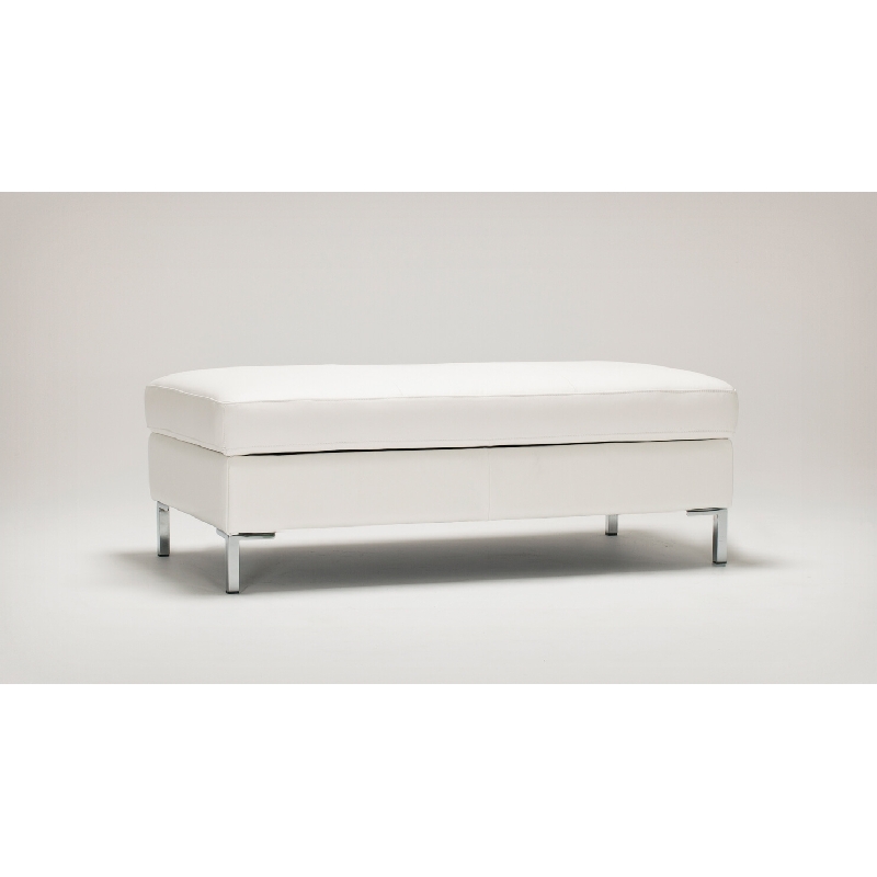 Storage Ottoman Leather  EQ3