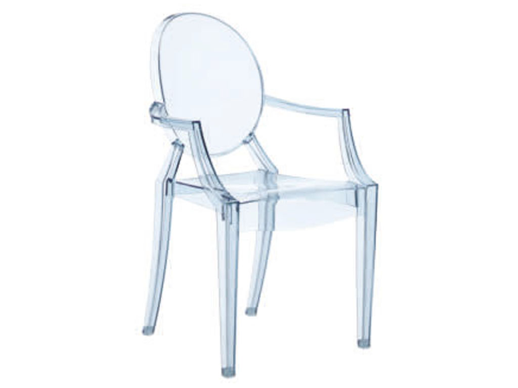 Ghost Arm Chair Blue 2852 Kartell