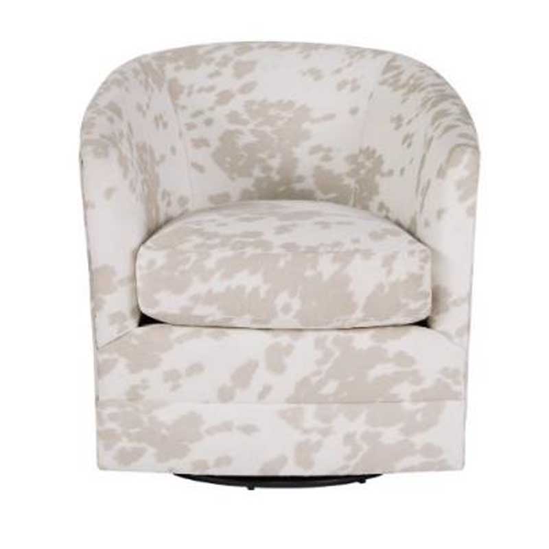 Riley Slipcovered Swivel Chair W618-SW Paolini