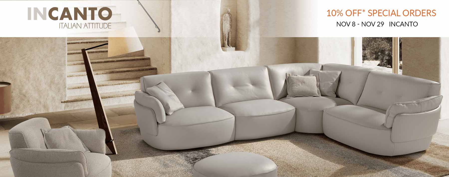 Incanto Devon Sectional Now Available