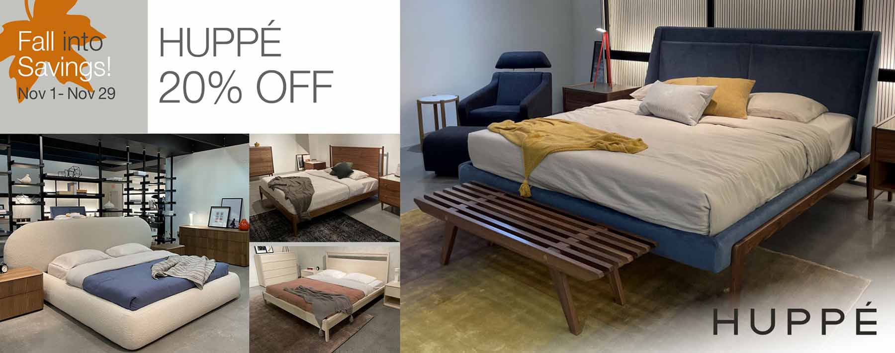 Huppe Fall into Savings 20% Off Furniture Sale